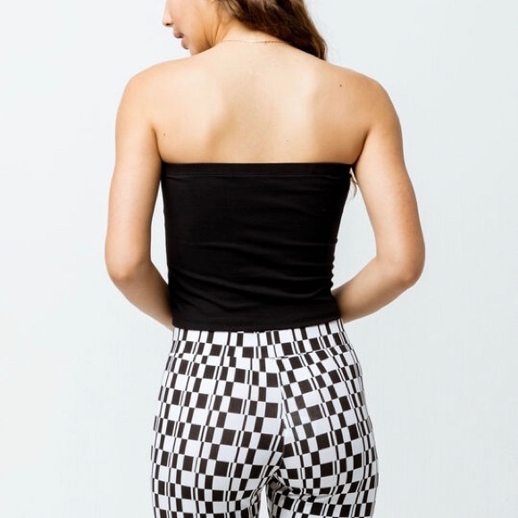 SOLD FILA Black Crop Tube Top Medium NWT - Picture 5 of 5